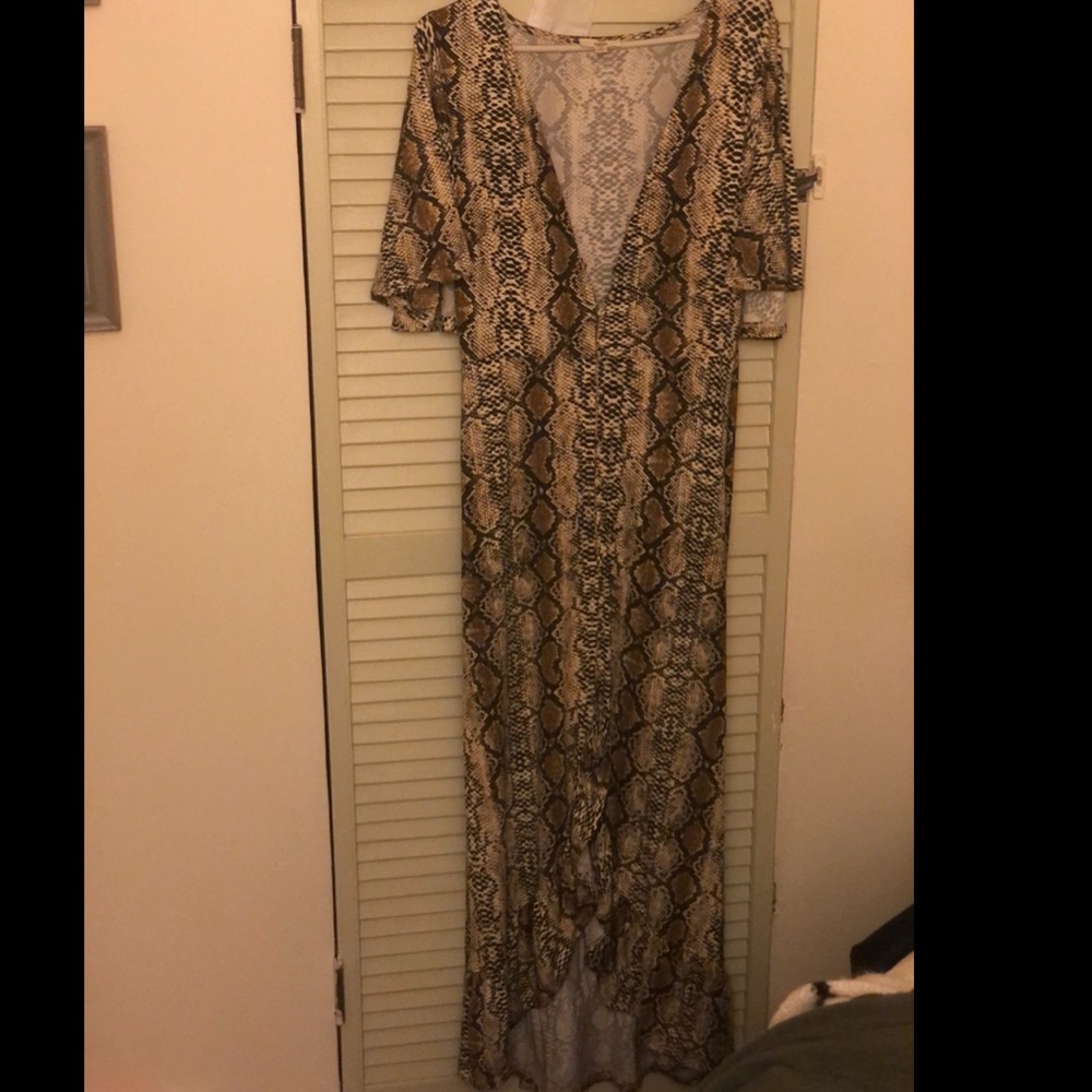 STUNNING snake skin dress